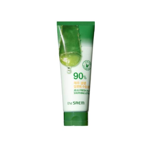 The Saem - Lotion apaisante à l'aloès frais de Jeju - 250ml The Saem - Lotion apaisante à l'aloès frais de Jeju - 250ml