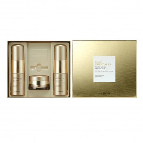 The Saem - Snail Essential EX Wrinkle Solution Skin Care 2 Set -...