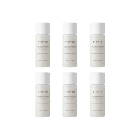TIRTIR - Milk Skin Toner - 20ml (6ea) Set