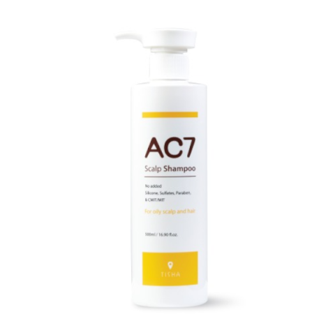 TISHA - Shampooing AC7 pour le cuir chevelu - 500ml