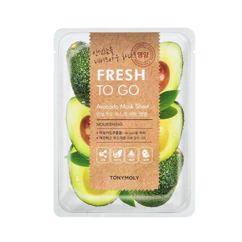 TONY MOLY - Fresh To Go, Feuille de masque - AVOCATS - 1pièce TONY MOLY - Fresh To Go, Feuille de masque - AVOCATS - 1pièce
