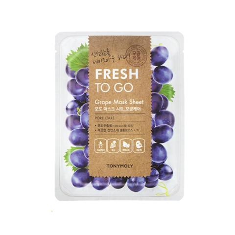 TONY MOLY - Fresh To Go, Feuille de masque - RAISIN - 1pièce
