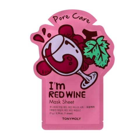 TONY MOLY - I'm Real Feuille de masque - Vin rouge - 21g TONY MOLY - I'm Real Feuille de masque - Vin rouge - 21g