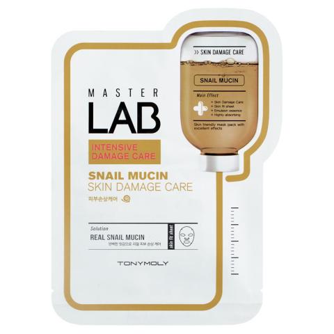 TONY MOLY - Réel Master Lab, Feuille de masque - Escargot mucine -