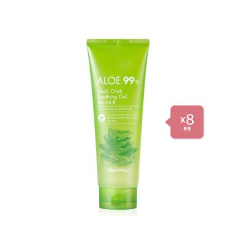 TONYMOLY - Aloe 99% Chok Chok Soothing Gel - 250ml (8ea) Set