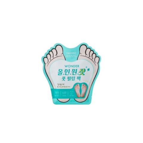 TONYMOLY - Pack d'exfoliation des pieds Wonder All-in-One Shot