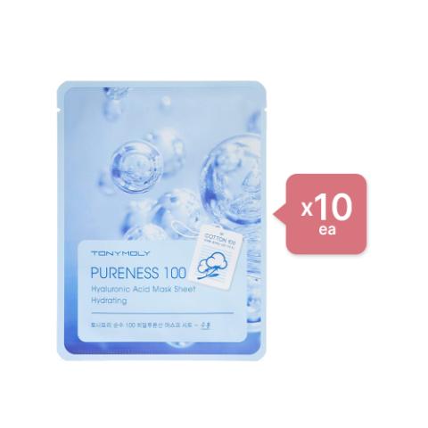 TONYMOLY - Set Feuille de masque Pureness 100 - Hyaluronic Acid...