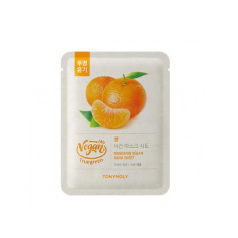 TONYMOLY - Truegreen Vegan Mask Sheet - 1pièce - Mandarin