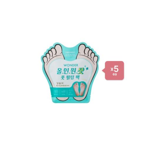 TONYMOLY - Wonder All-in-One Shot Foot Peeling Pack - 20g x 2ea...
