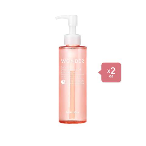 TONYMOLY - Wonder Apricot Deep Cleansing Oil - 190ml (2ea) Set TONYMOLY - Wonder Apricot Deep Cleansing Oil - 190ml (2ea) Set