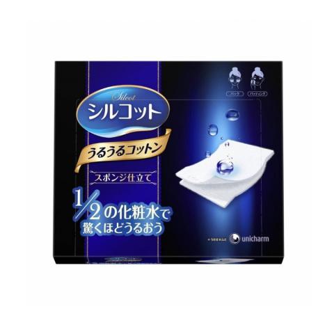 unicharm - Silcot éponge tactile Hydratante, tampons de coton