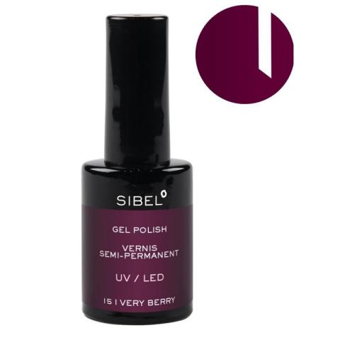 Vernis semi-permanent n°15 Very Berry Sibel 14ML