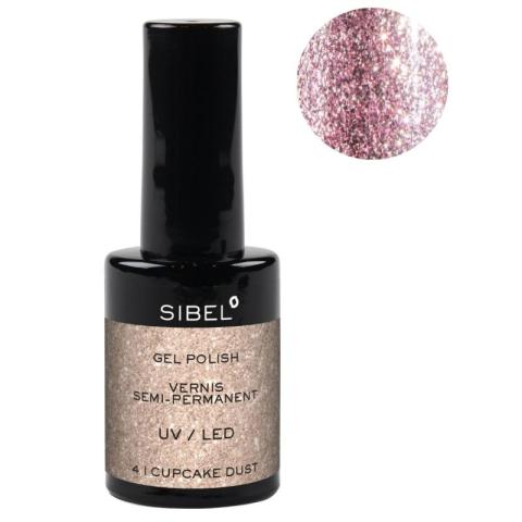Vernis semi-permanent n°4 Cupcake Dust Sibel 14ML