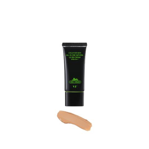 VT - Cica For Men All In One BB Crème UV Naturelle SPF50+ PA+++ - 30g - For Dark Skin VT - Cica For Men All In One BB Crème UV Naturelle SPF50+ PA+++ - 30g - For Dark Skin