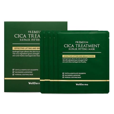 WELLDERMA - Cica Treatment Repair Masque d'ajustement - 4pièces