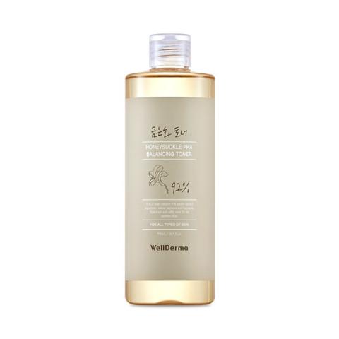 WELLDERMA - Tonique équilibrant Honeysuckle PHA - 500ml