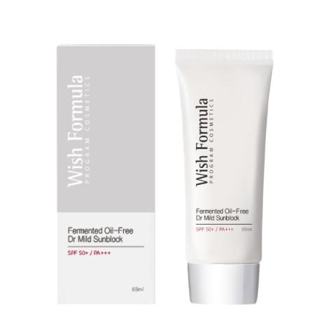 Wish Formula - Crème solaire fermentée sans huile Dr Mild SPF50 +...